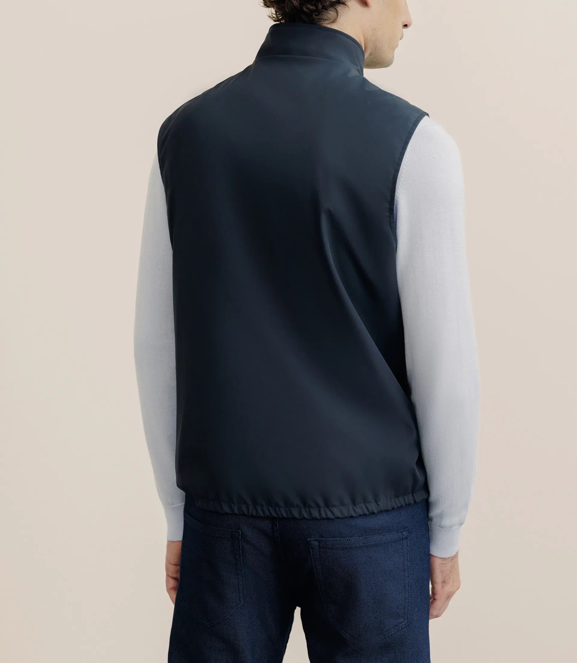 Blouson sans manche marine - IZAC