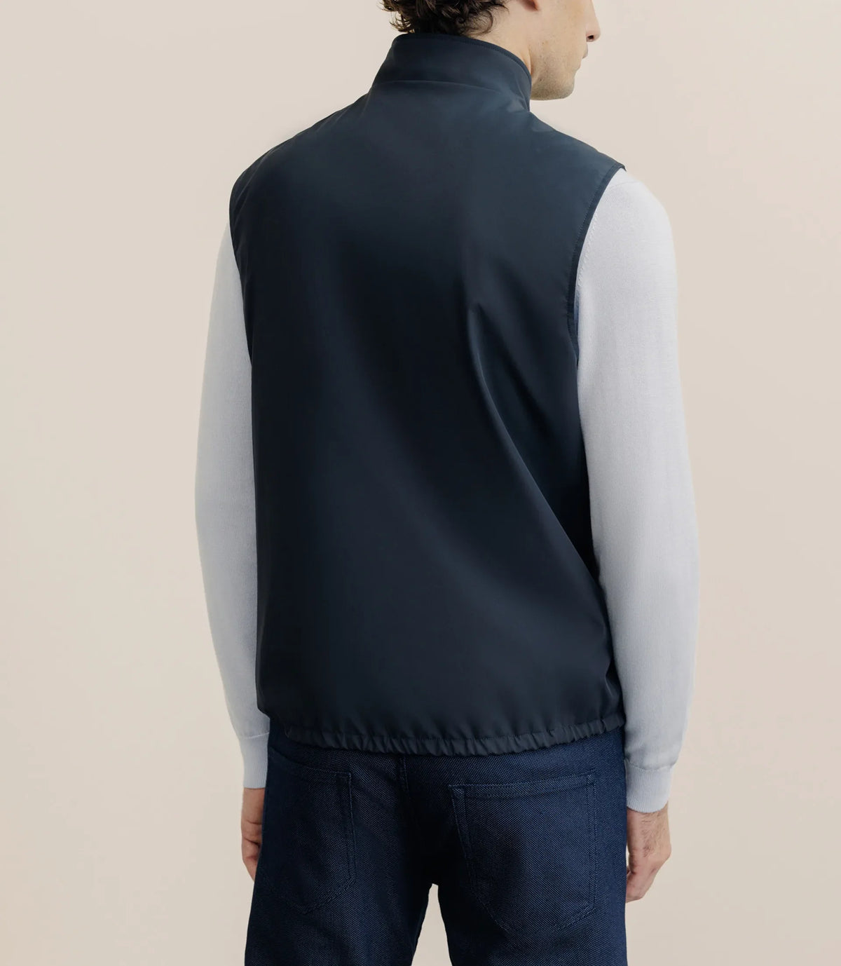 Blouson sans manche marine - IZAC