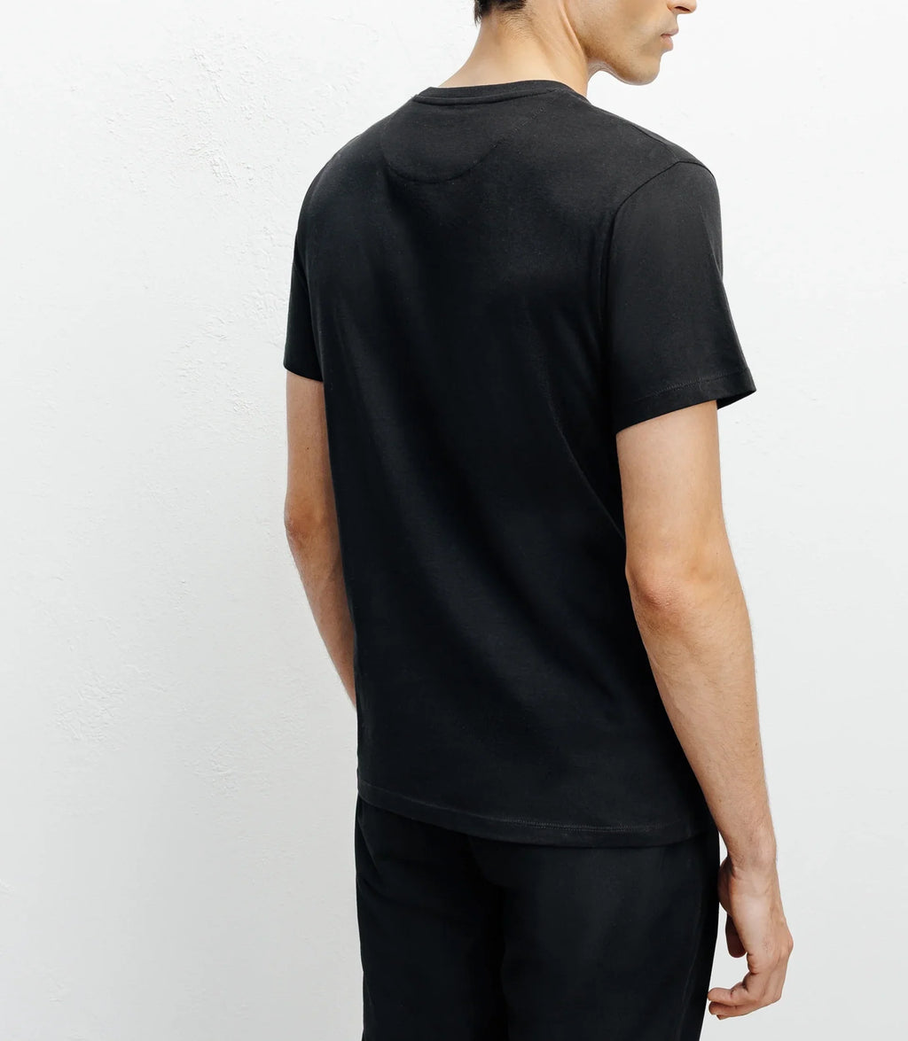 T-shirt print noir - IZAC