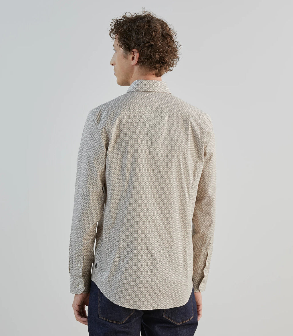 Chemise fantaisie beige - IZAC