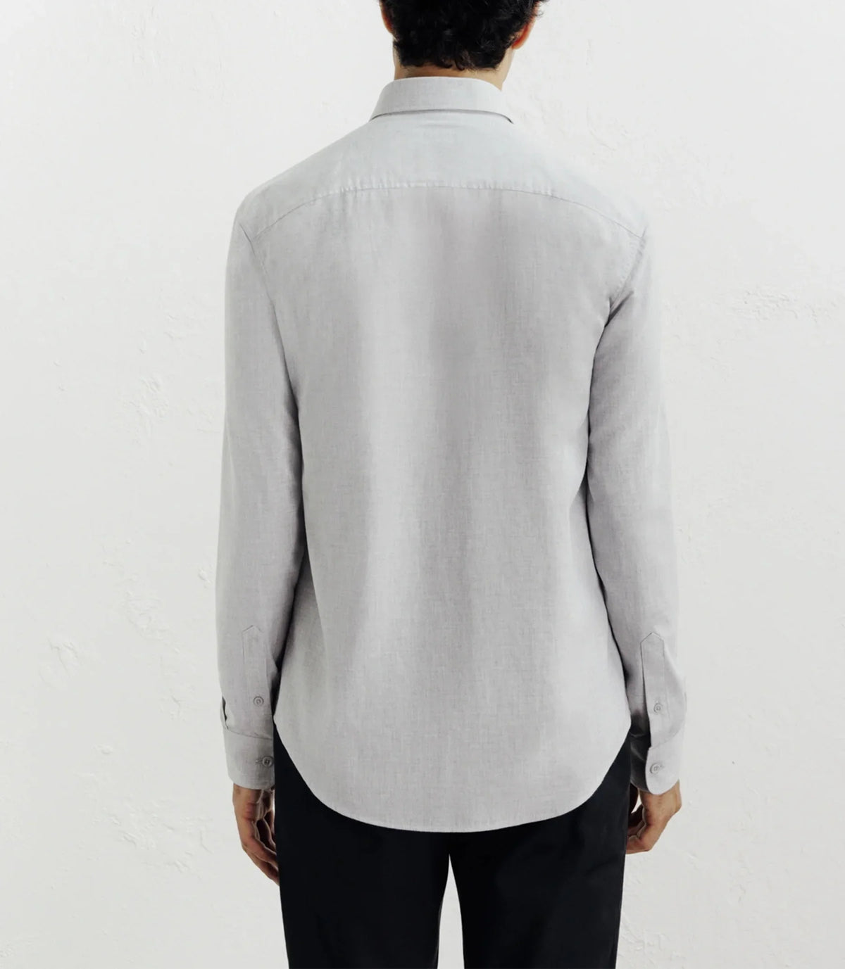 Chemise casual avec col boutonné grise - IZAC