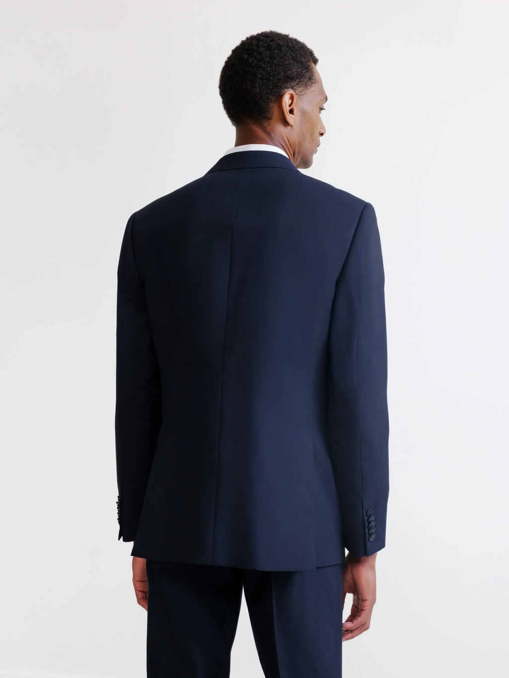Costume 2 boutons 100% laine bleu marine - IZAC