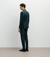 Costume ajusté 2 boutons vert - IZAC