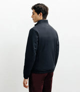 Blouson col chemise marine - IZAC