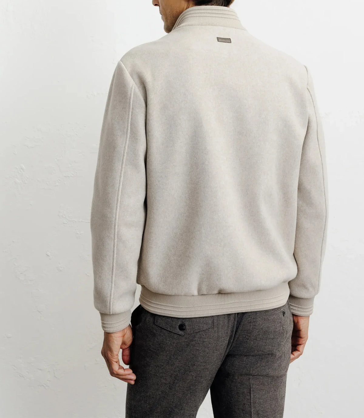 Blouson col montant beige - IZAC