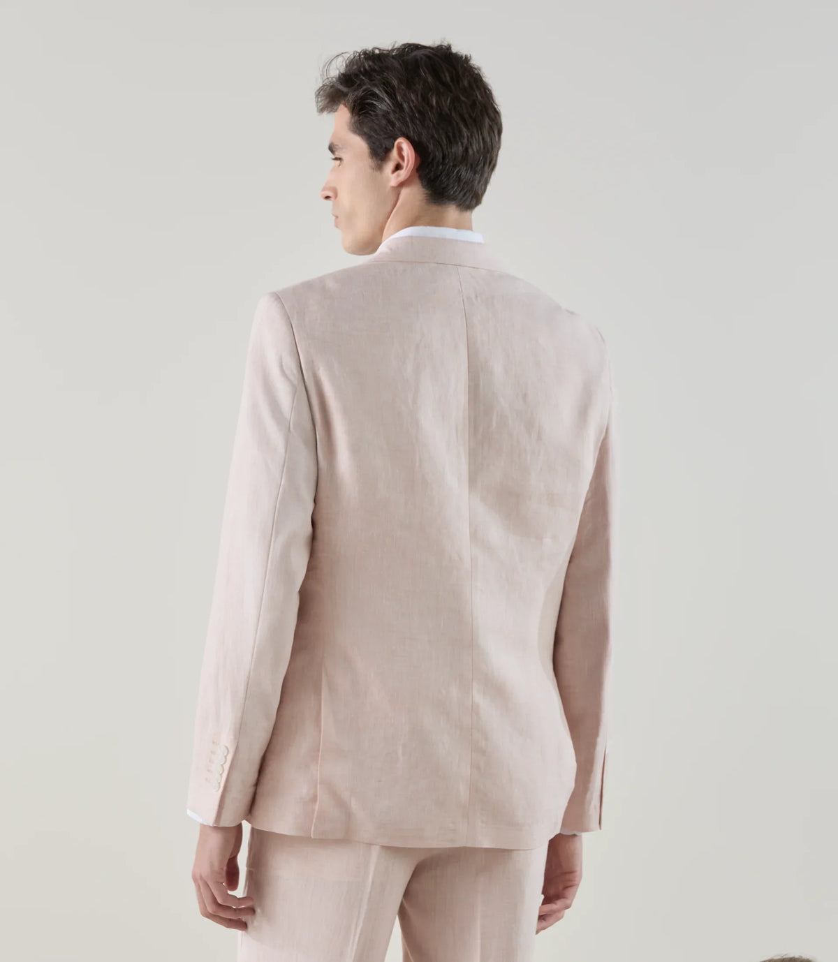 Veste ville 100% lin rose - IZAC