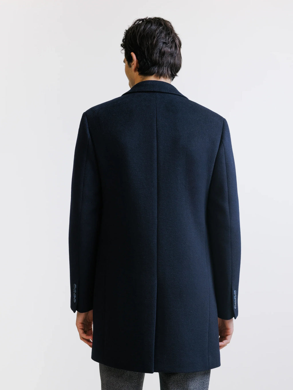 Manteau 3 boutons marine - IZAC