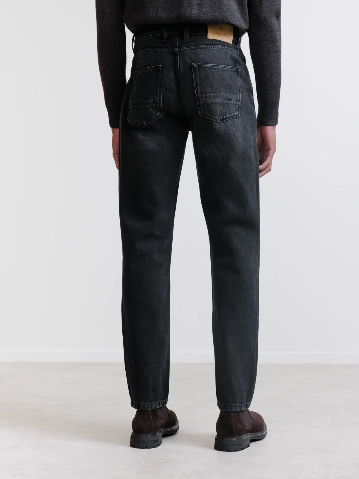 Jean 5 poches regular noir - IZAC