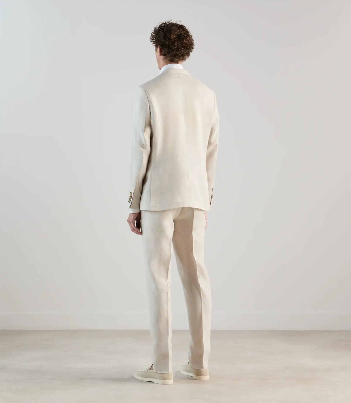 Veste ville 100% lin beige - IZAC