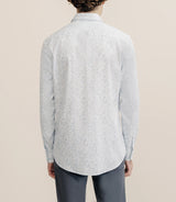 Chemise casual imprimée bleue - IZAC