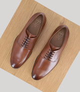 Derby en Cuir marron - IZAC