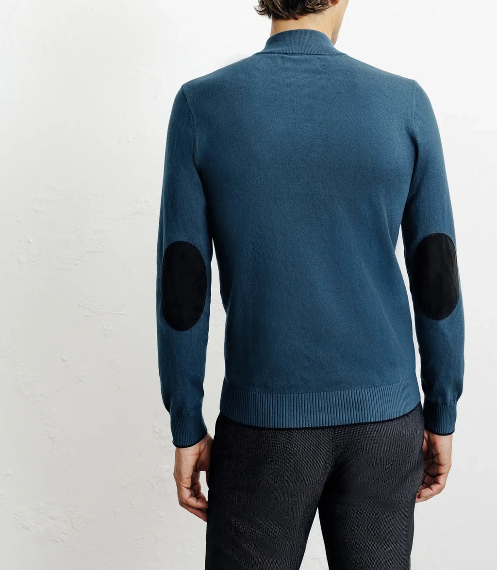 Pull col montant demi zippé canard - IZAC