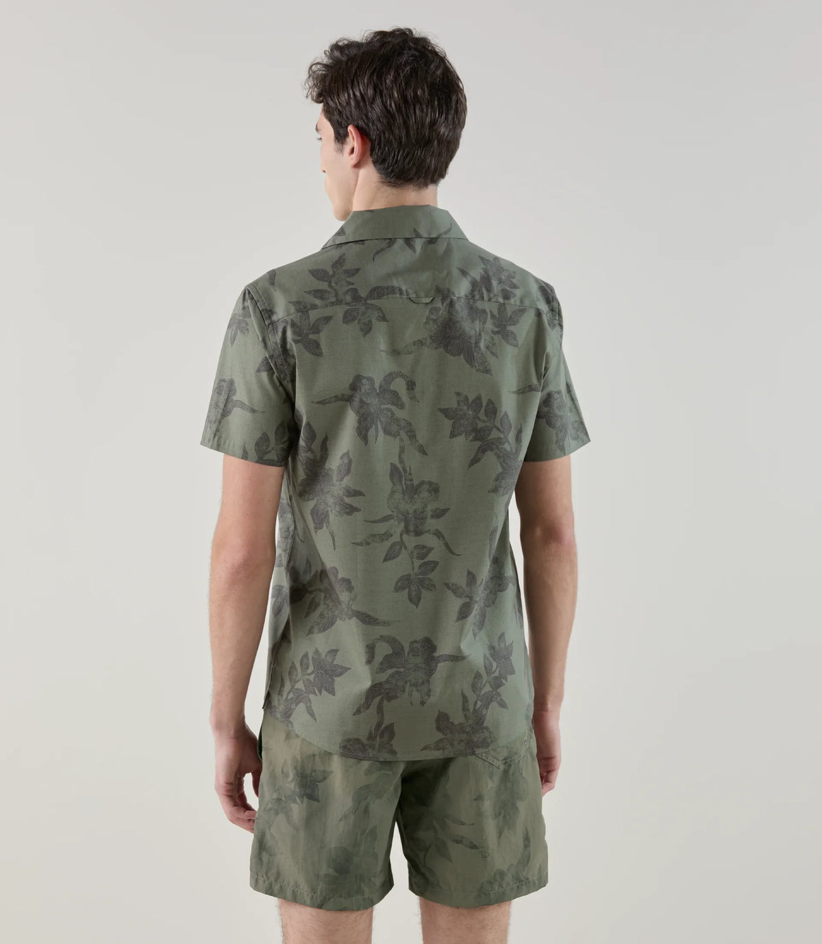 Chemise fantaisie kaki - IZAC