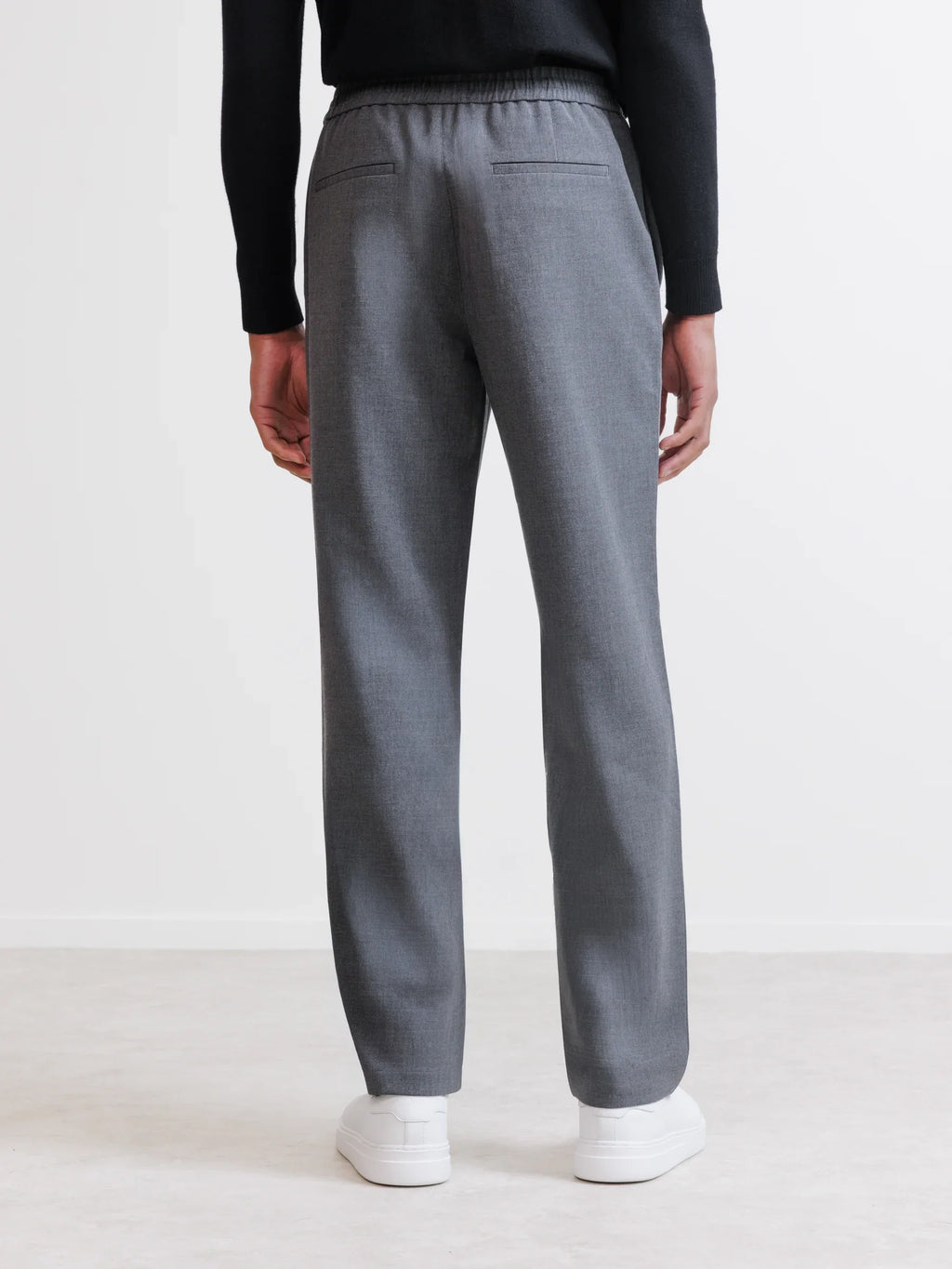 Pantalon à taille élastiquée anthracite - IZAC
