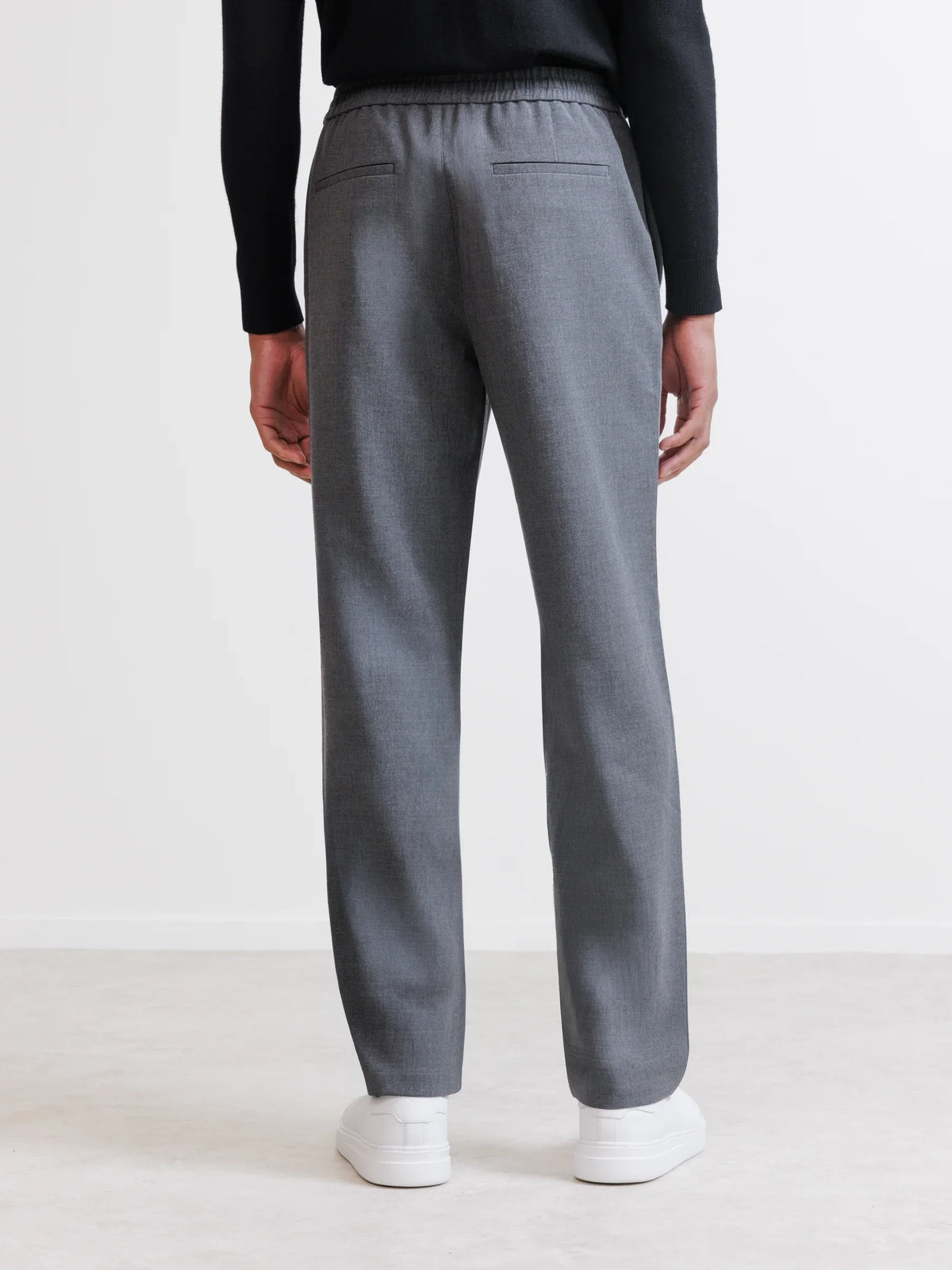 Pantalon à taille élastiquée anthracite - IZAC