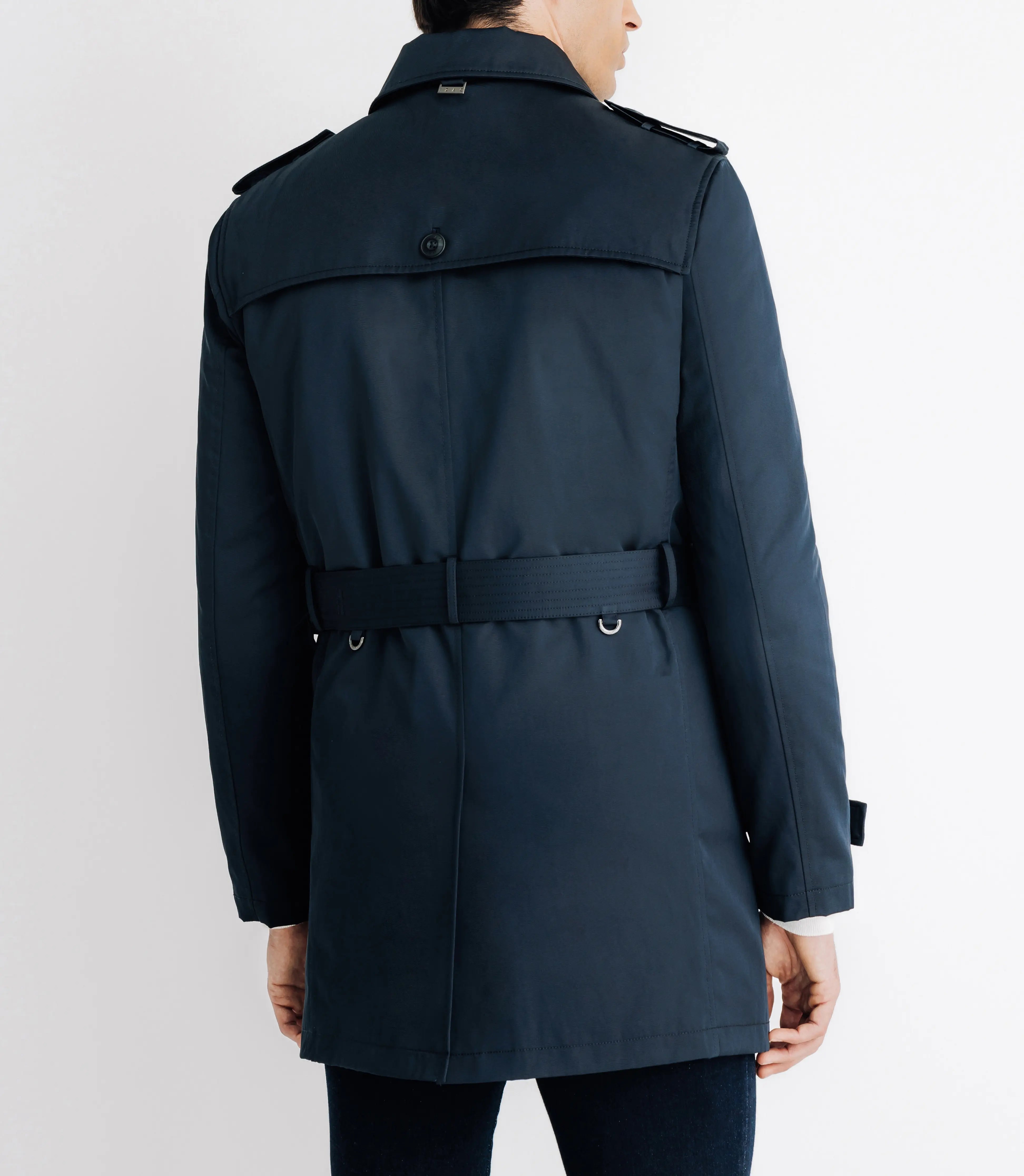 Manteau trench marine - IZAC
