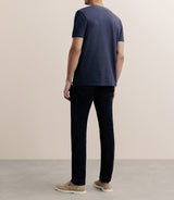 T-shirt col V avec poche marine - IZAC