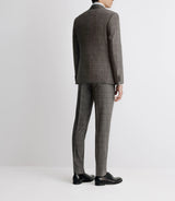 Costume 2 boutons pins fantaisie marron - IZAC