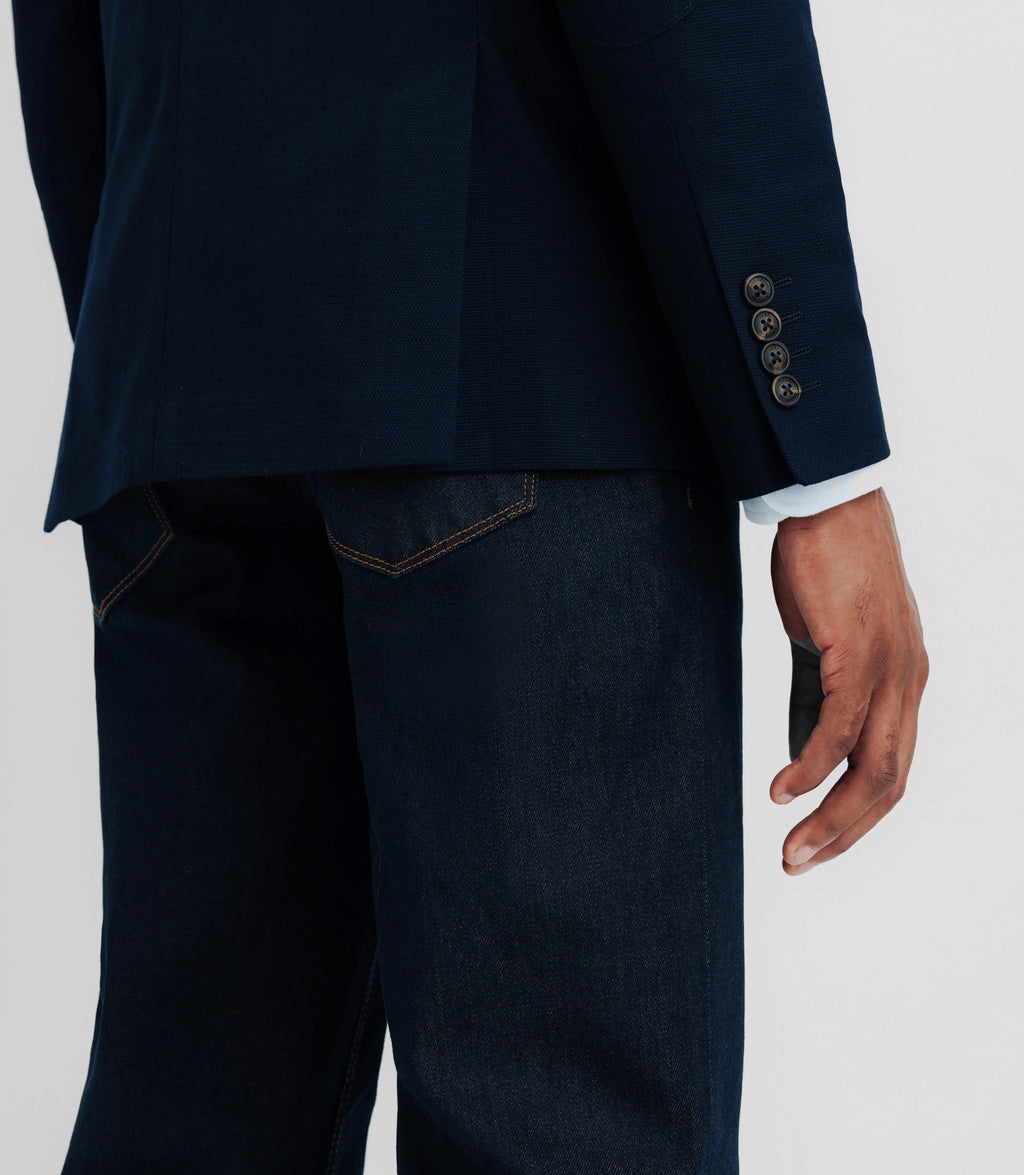 Veste casual 2 boutons marine - IZAC