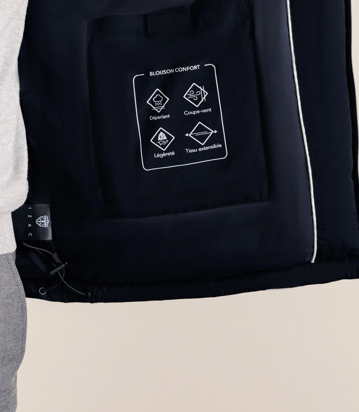 Blouson léger noir - IZAC