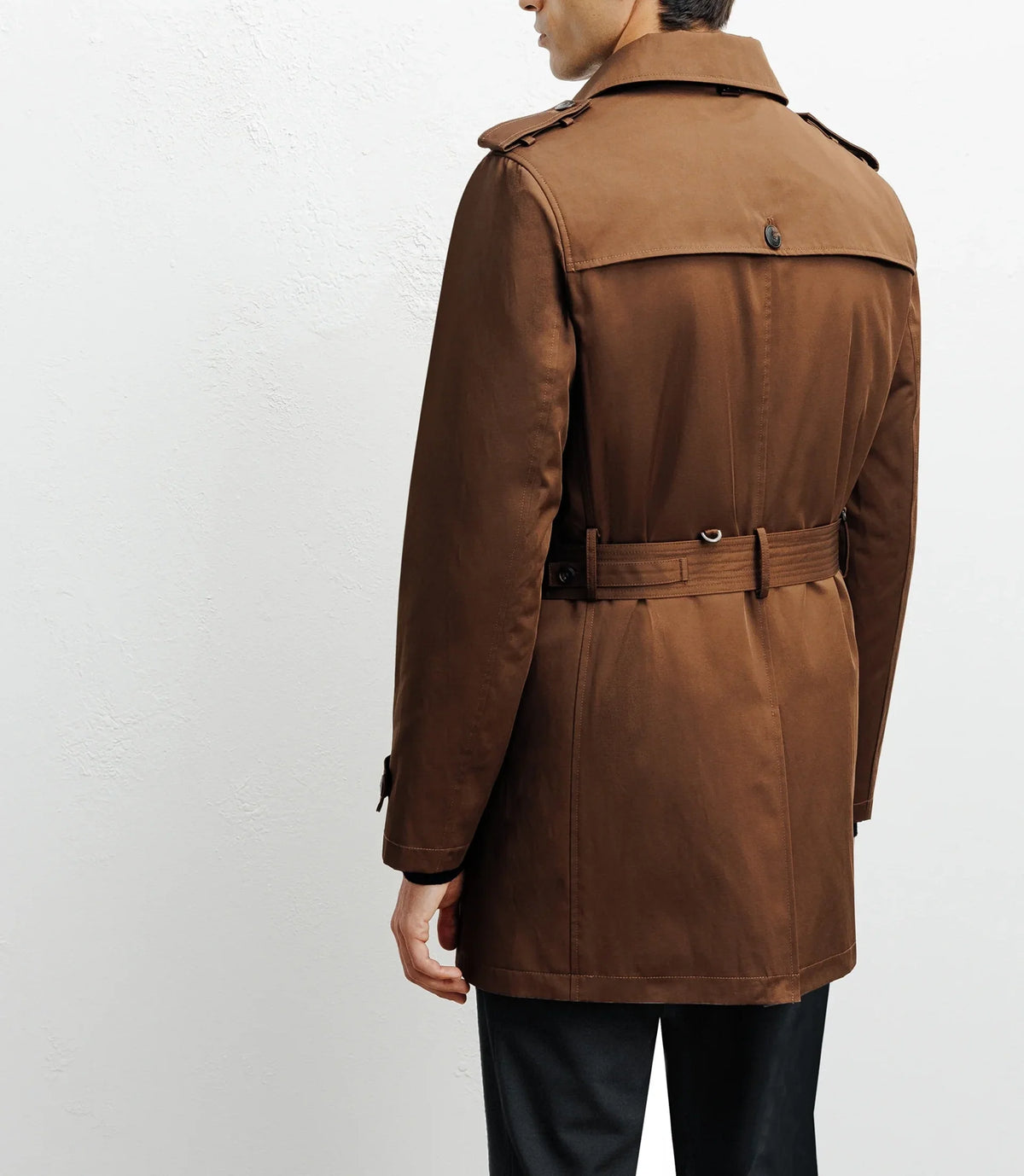 Trench croisé marron - IZAC