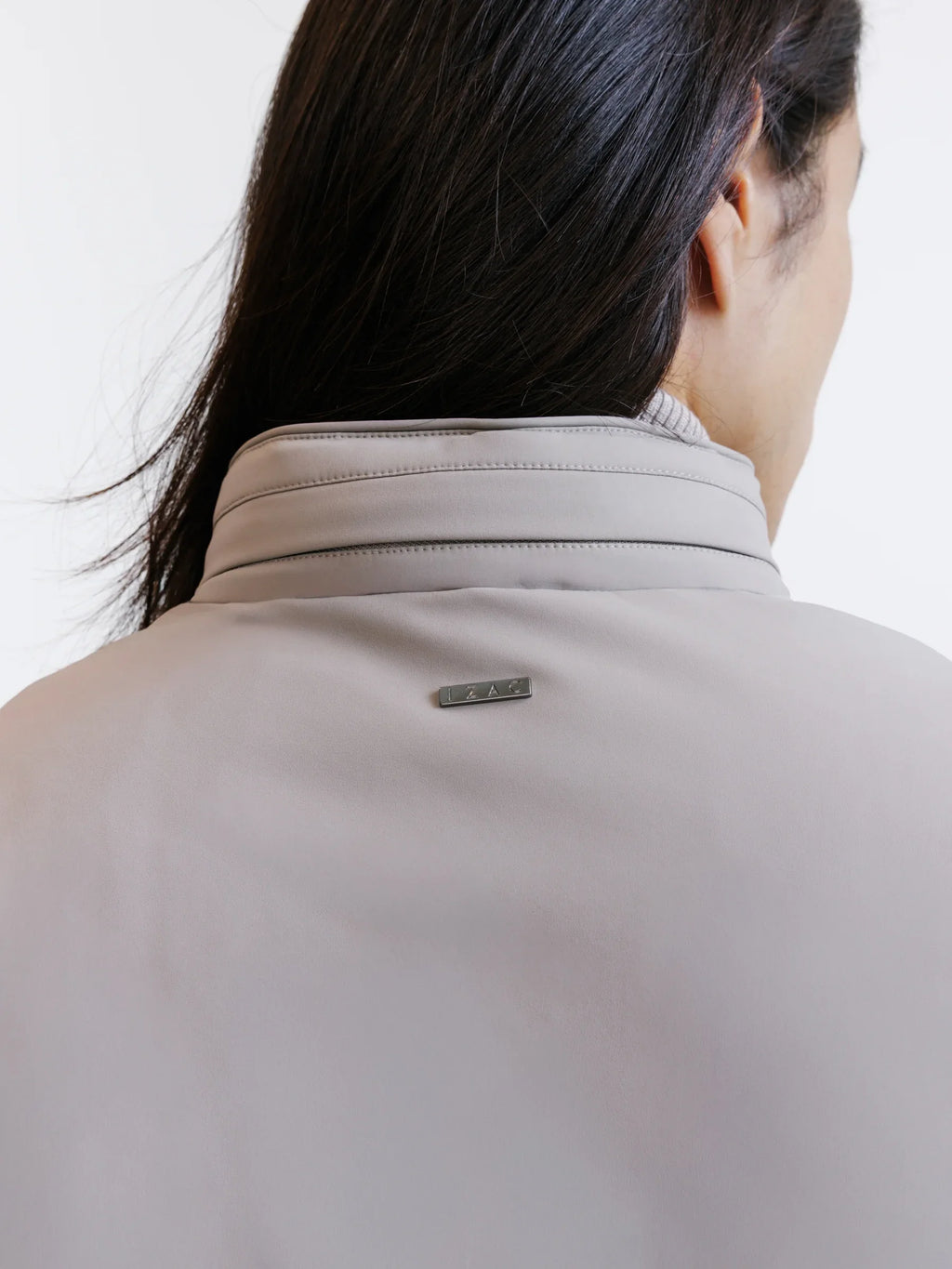 Blouson avec capuche beige - IZAC