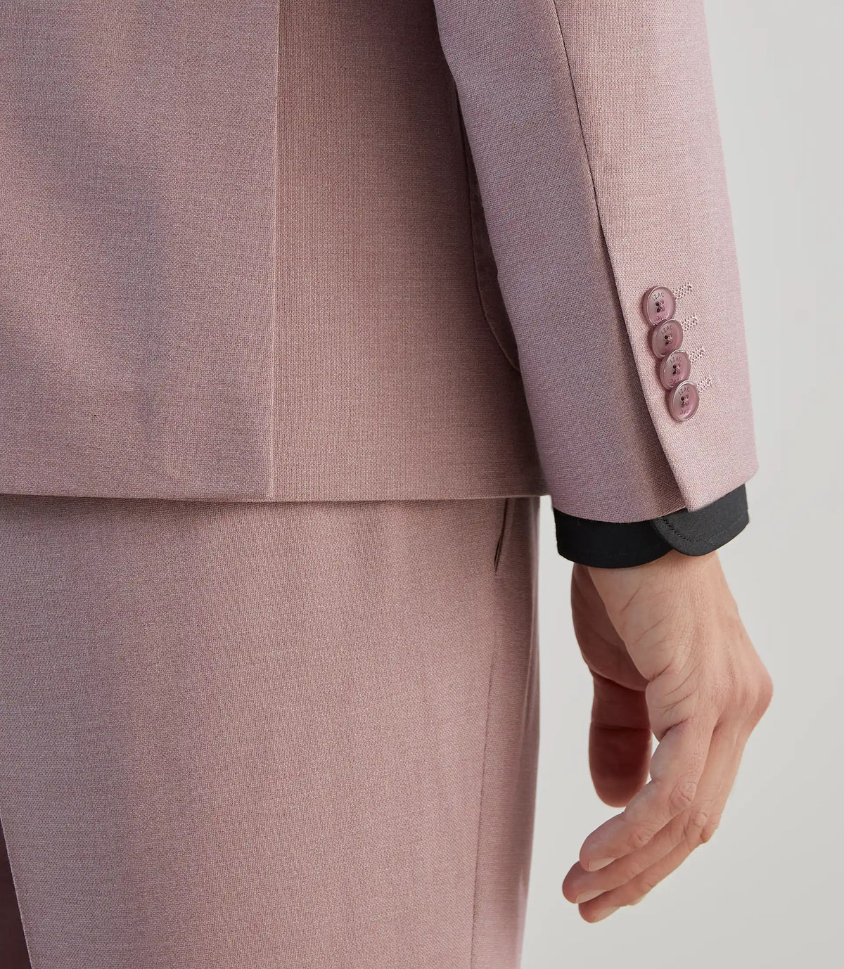 Costume croisé mauve - IZAC