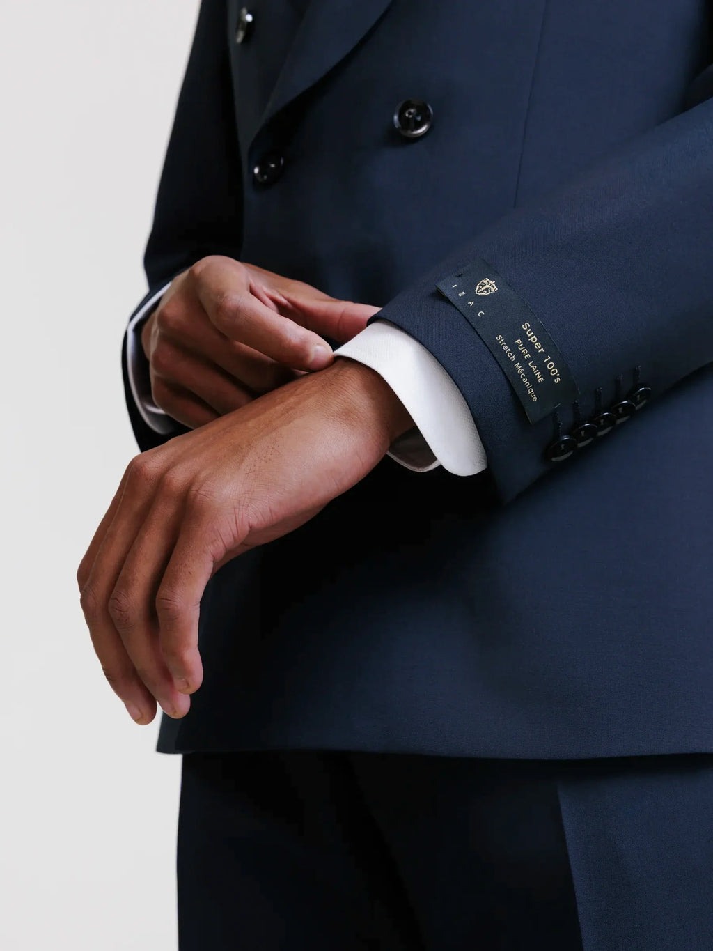 Costume croisé marine - IZAC