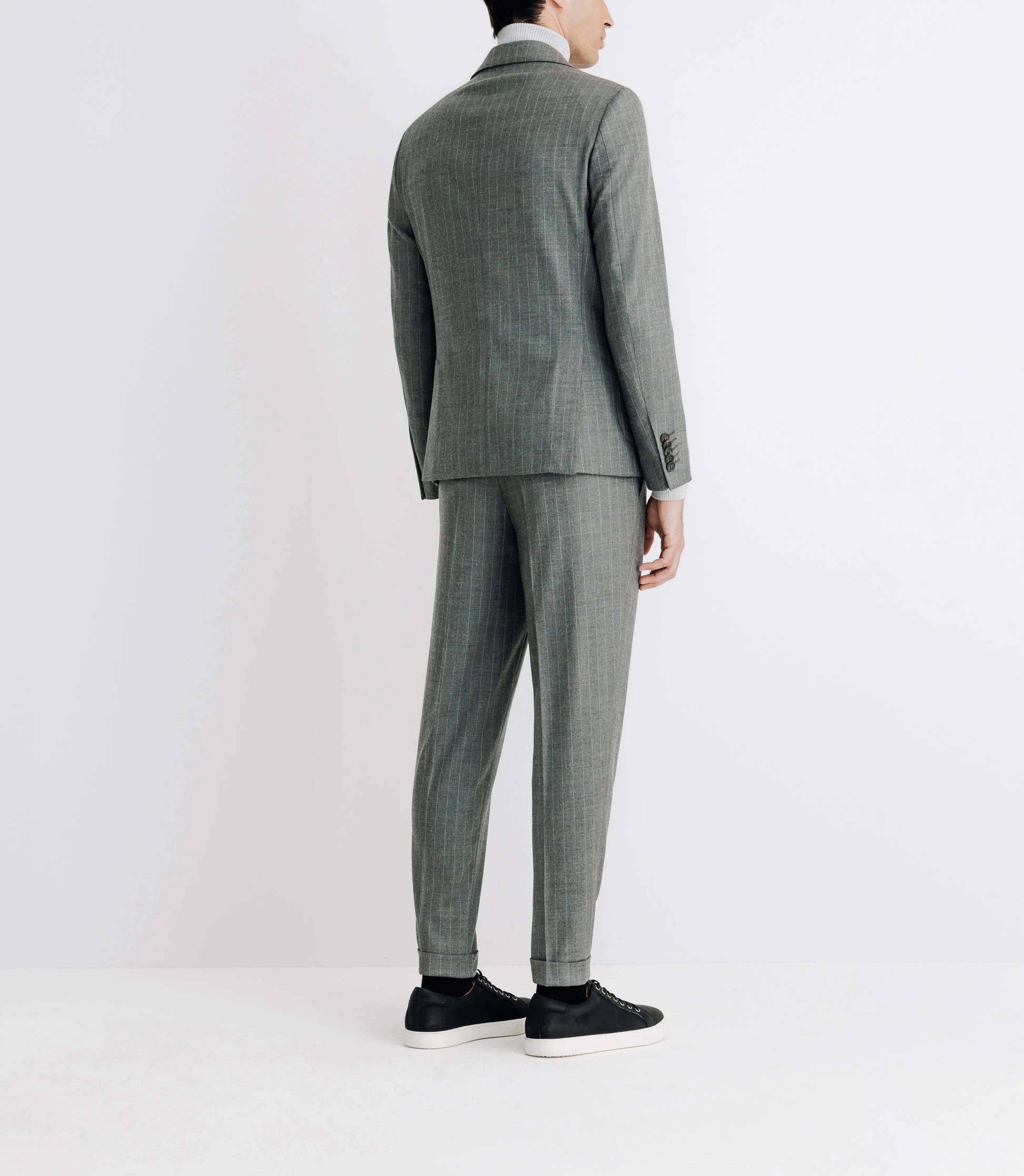 Costume à rayures tennis gris - IZAC