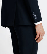 Costume 2 boutons en laine marine - IZAC