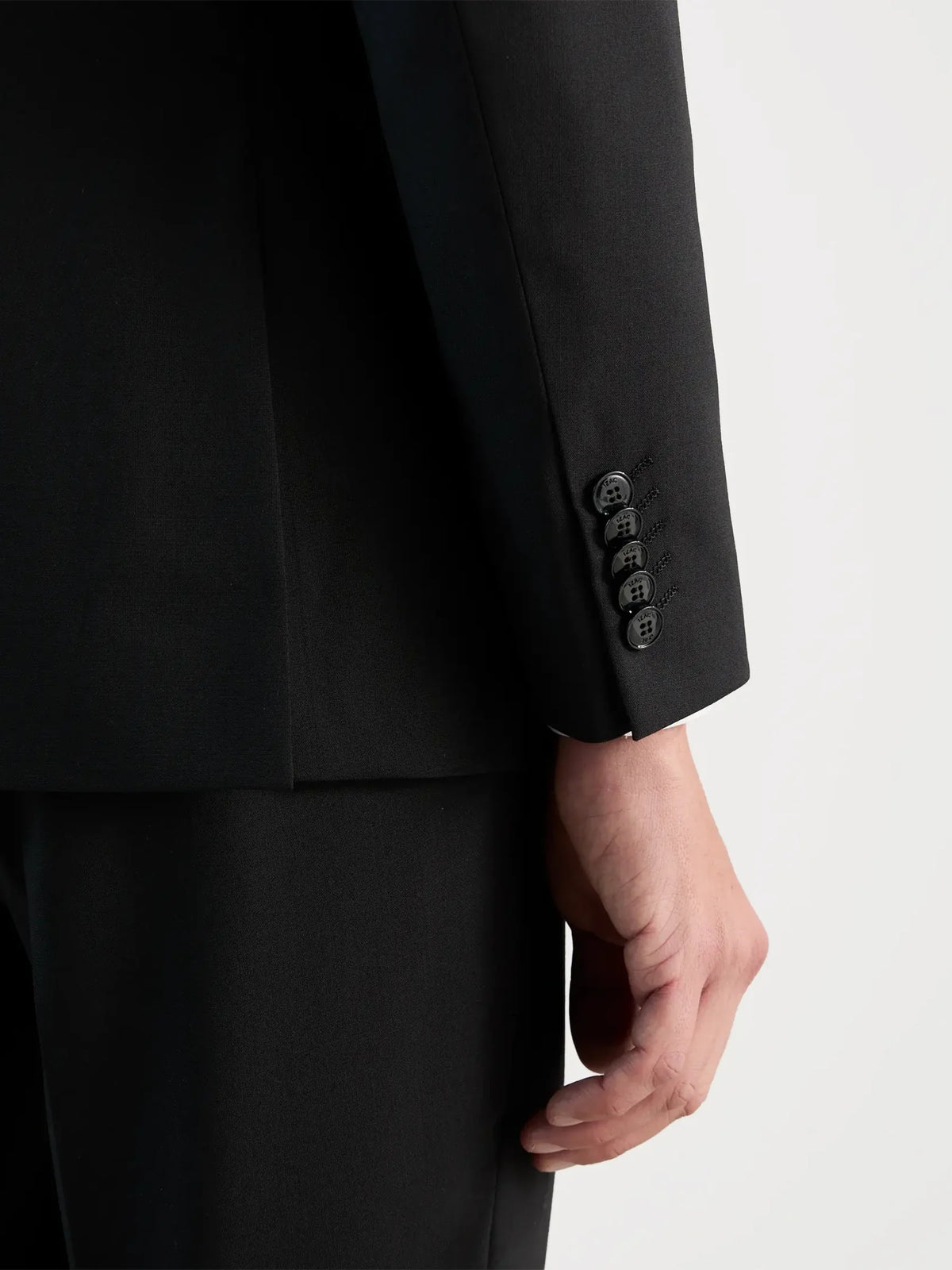 Costume croisé noir - IZAC
