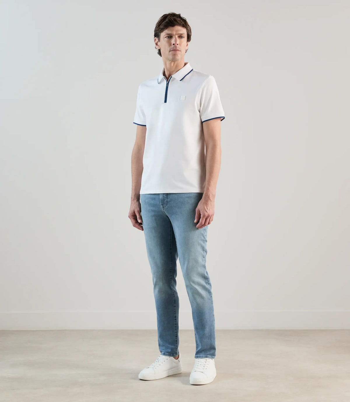Jean 5 poches stretch bleach - IZAC