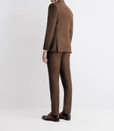 Costume ajusté 2 boutons marron - IZAC