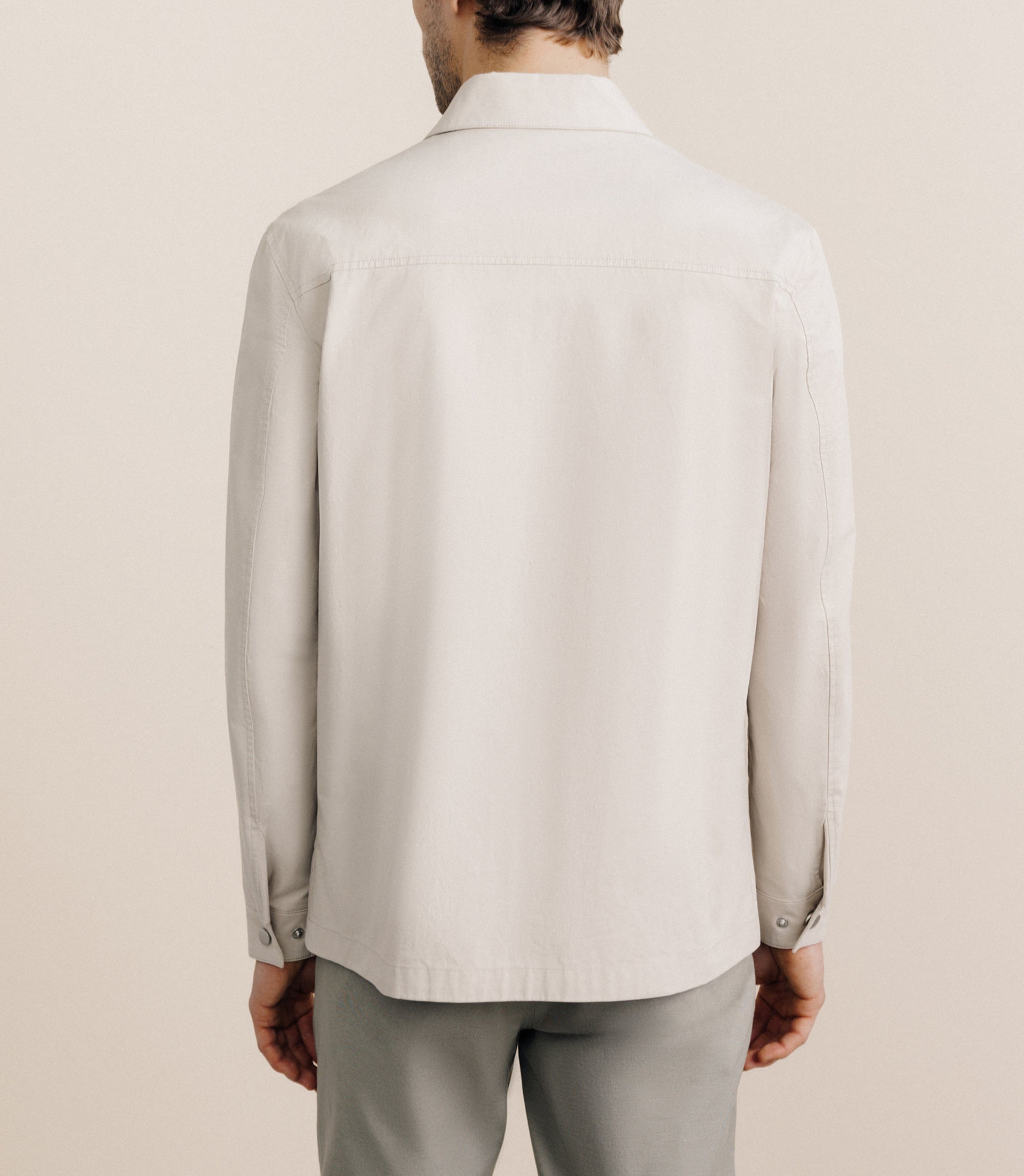 Veste casual 100% coton beige - IZAC