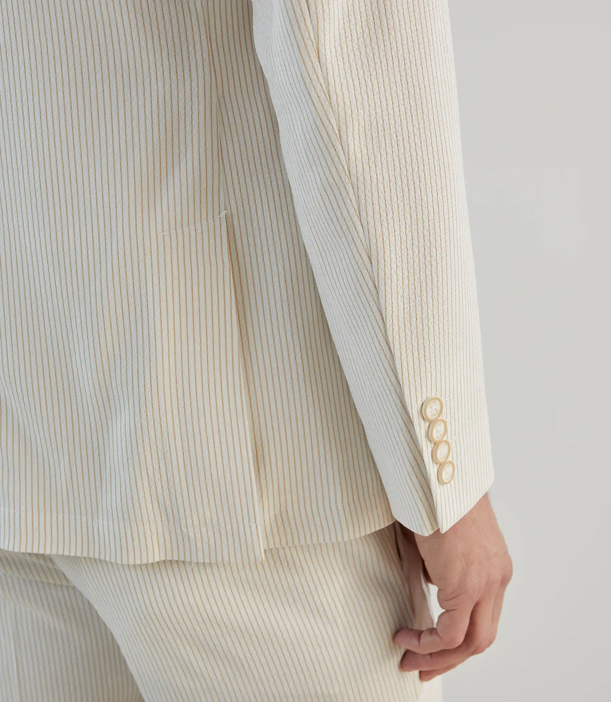 Veste ville seersucker beige - IZAC