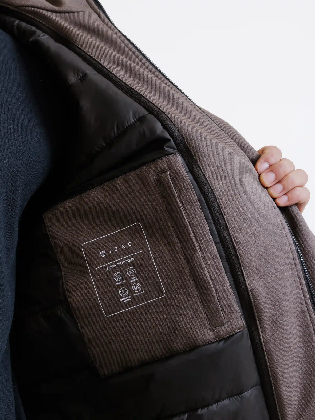 Parka city taupe - IZAC