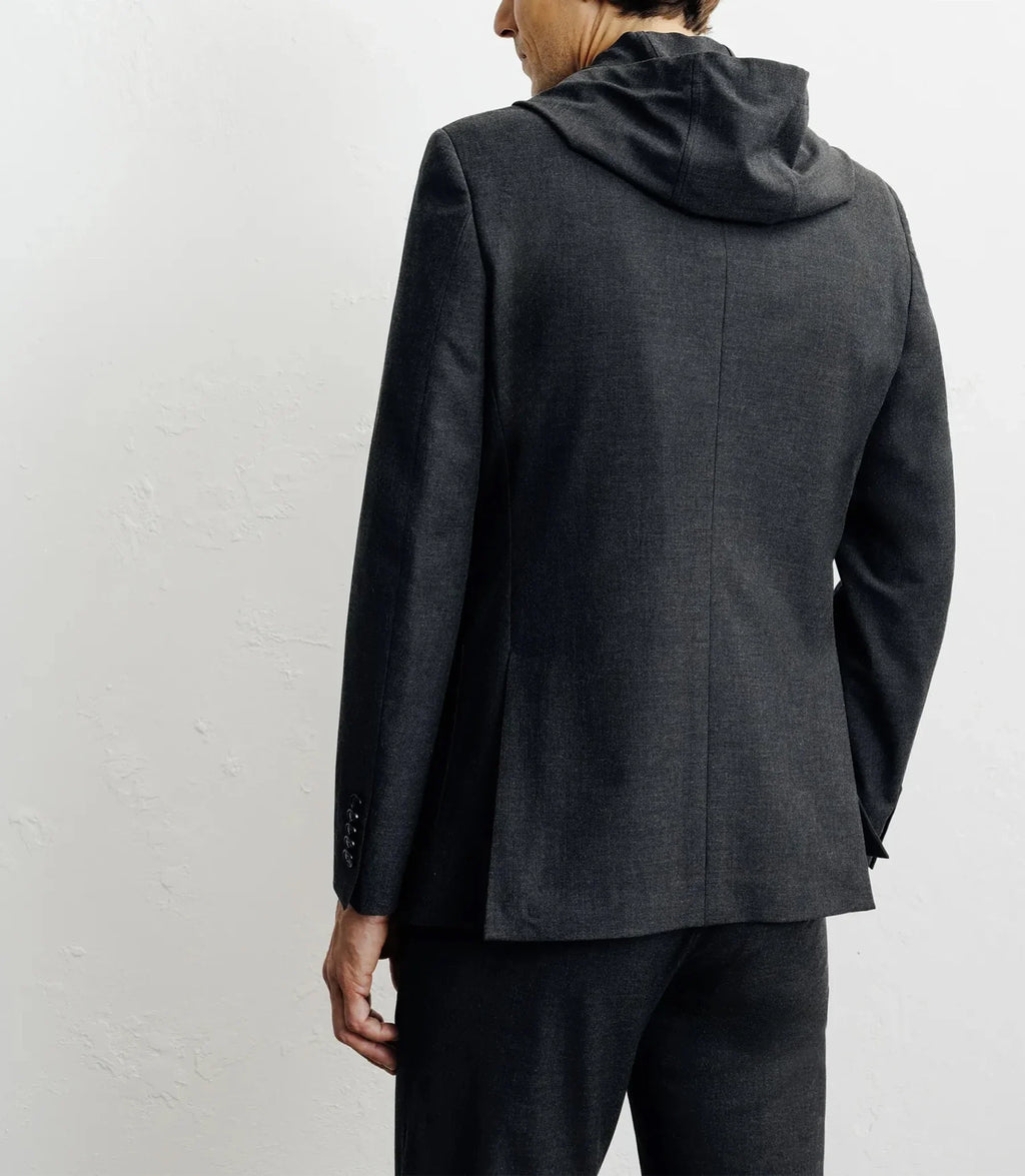 Veste ville à capuche gris foncé - IZAC