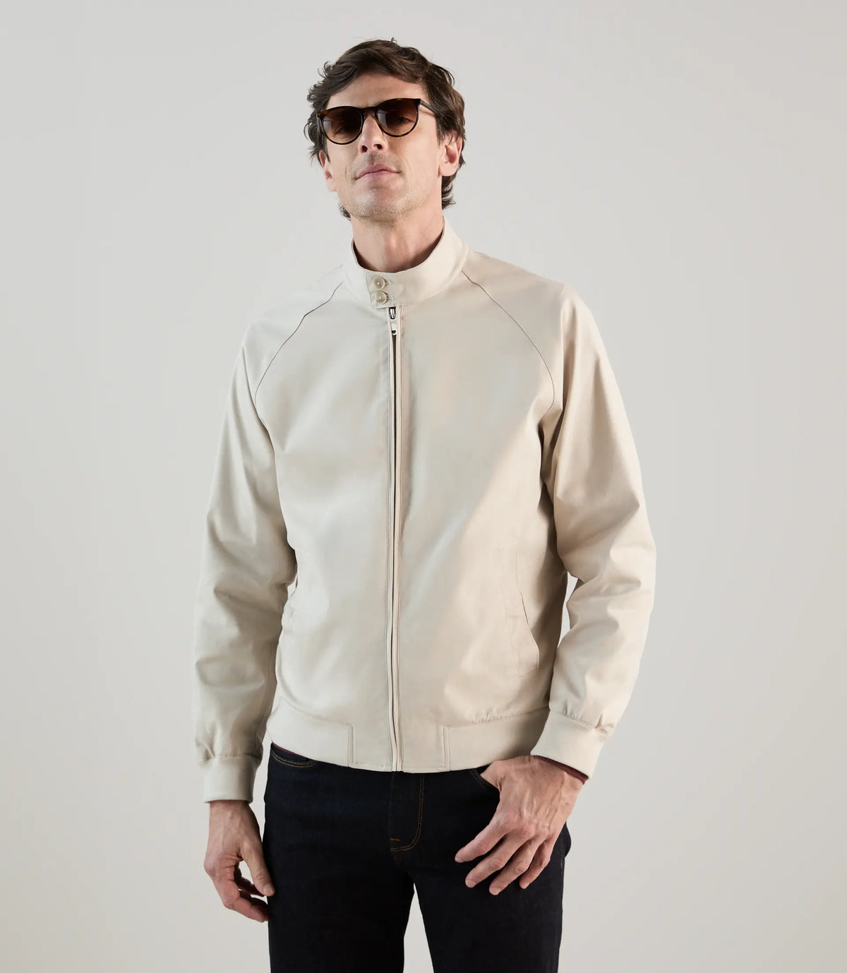 Blouson à manches raglan beige - IZAC