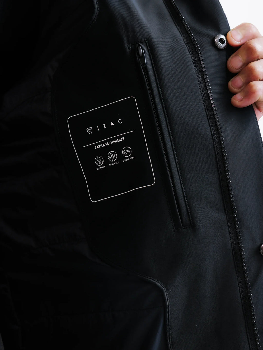 Parka légère noire - IZAC
