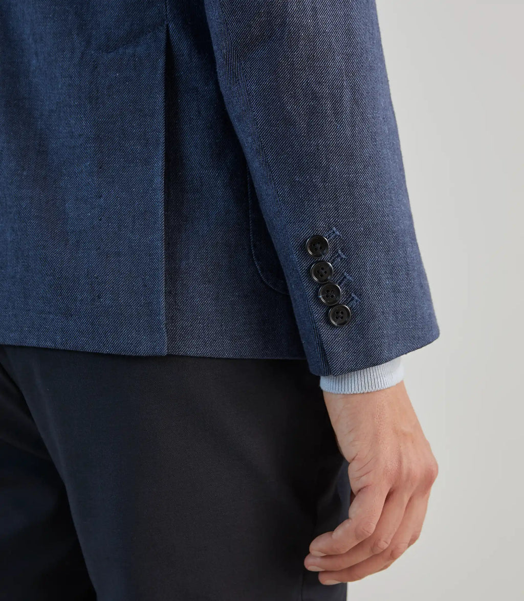 Veste casual bleu denim - IZAC