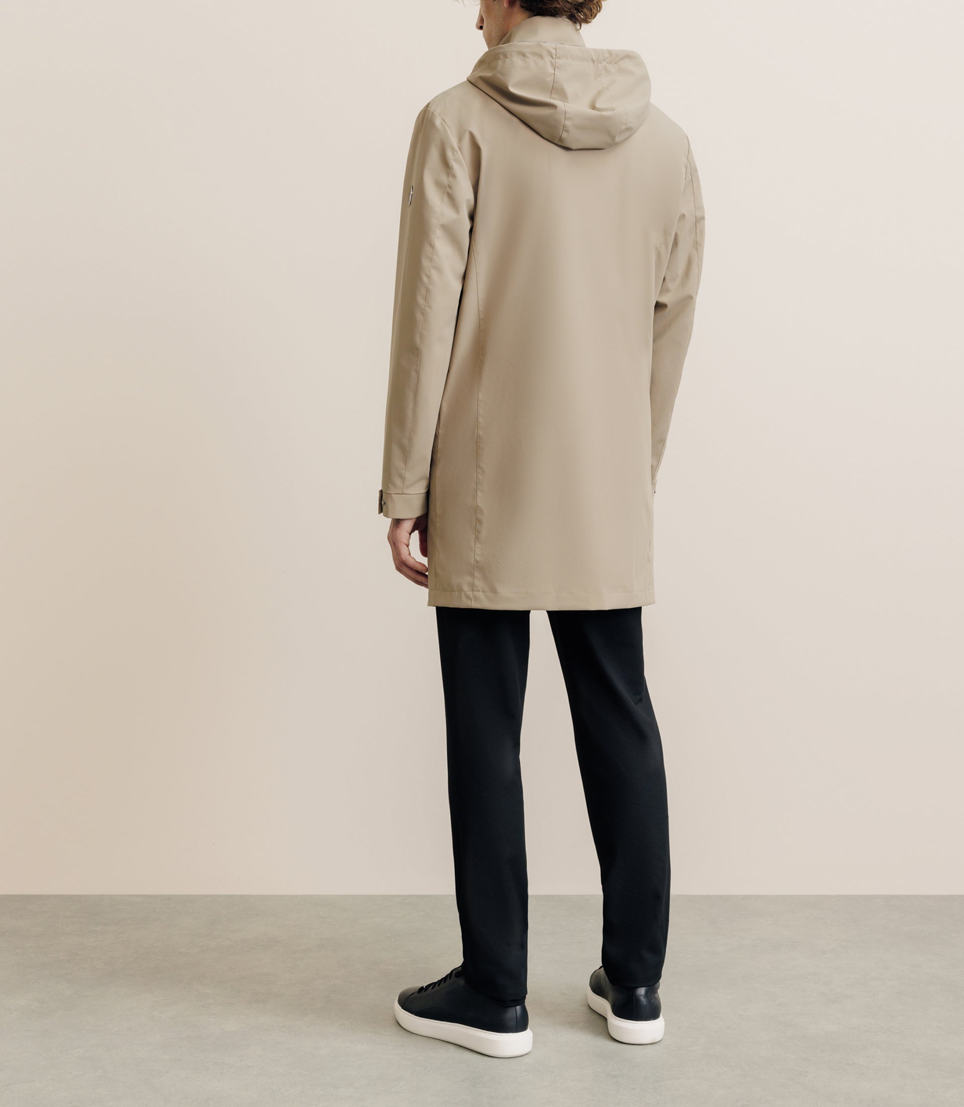 Parka longue et légère beige - IZAC