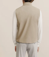 Blouson sans manche beige - IZAC