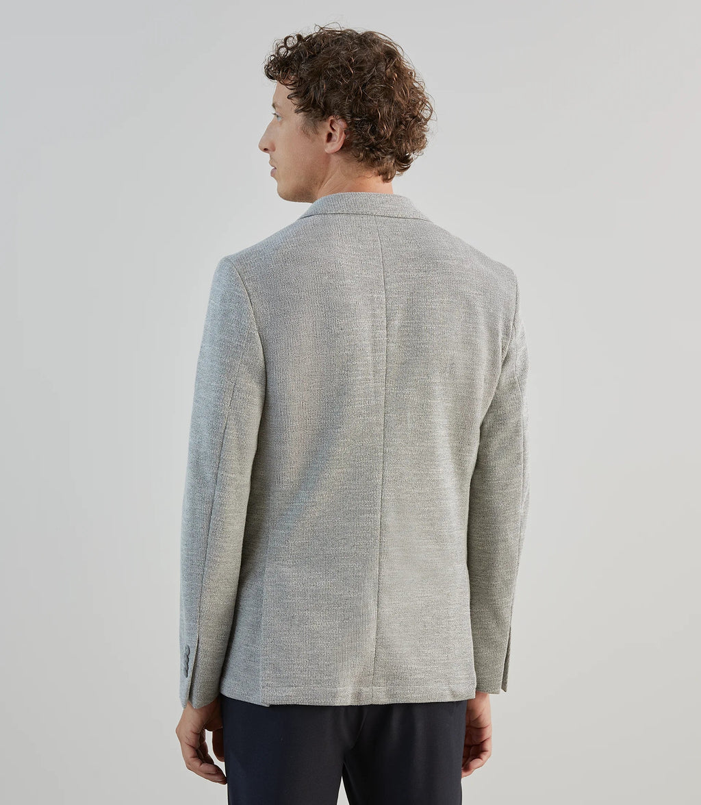 Veste casual en maille gris clair - IZAC