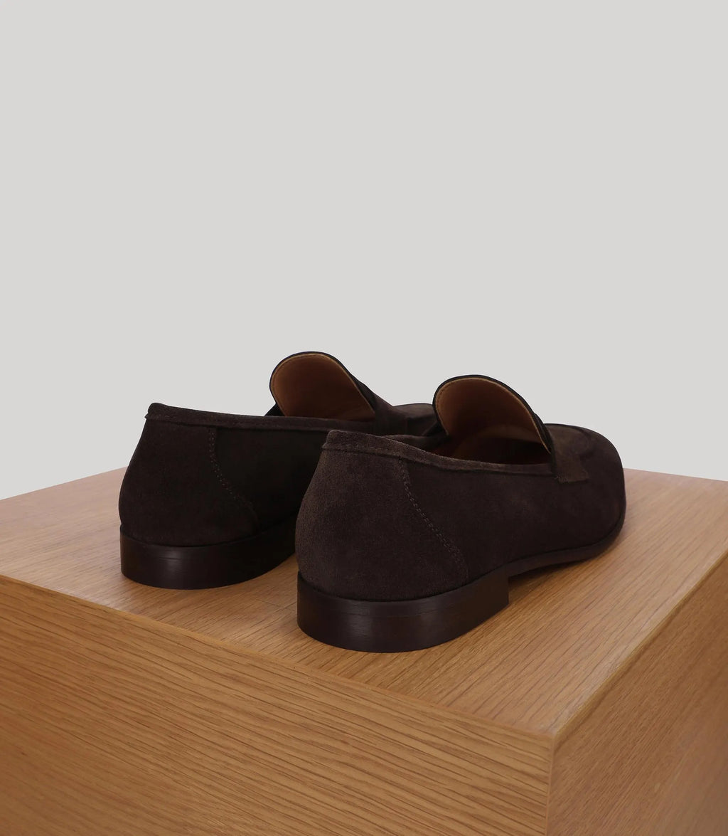 Mocassin ville en suède marron - IZAC