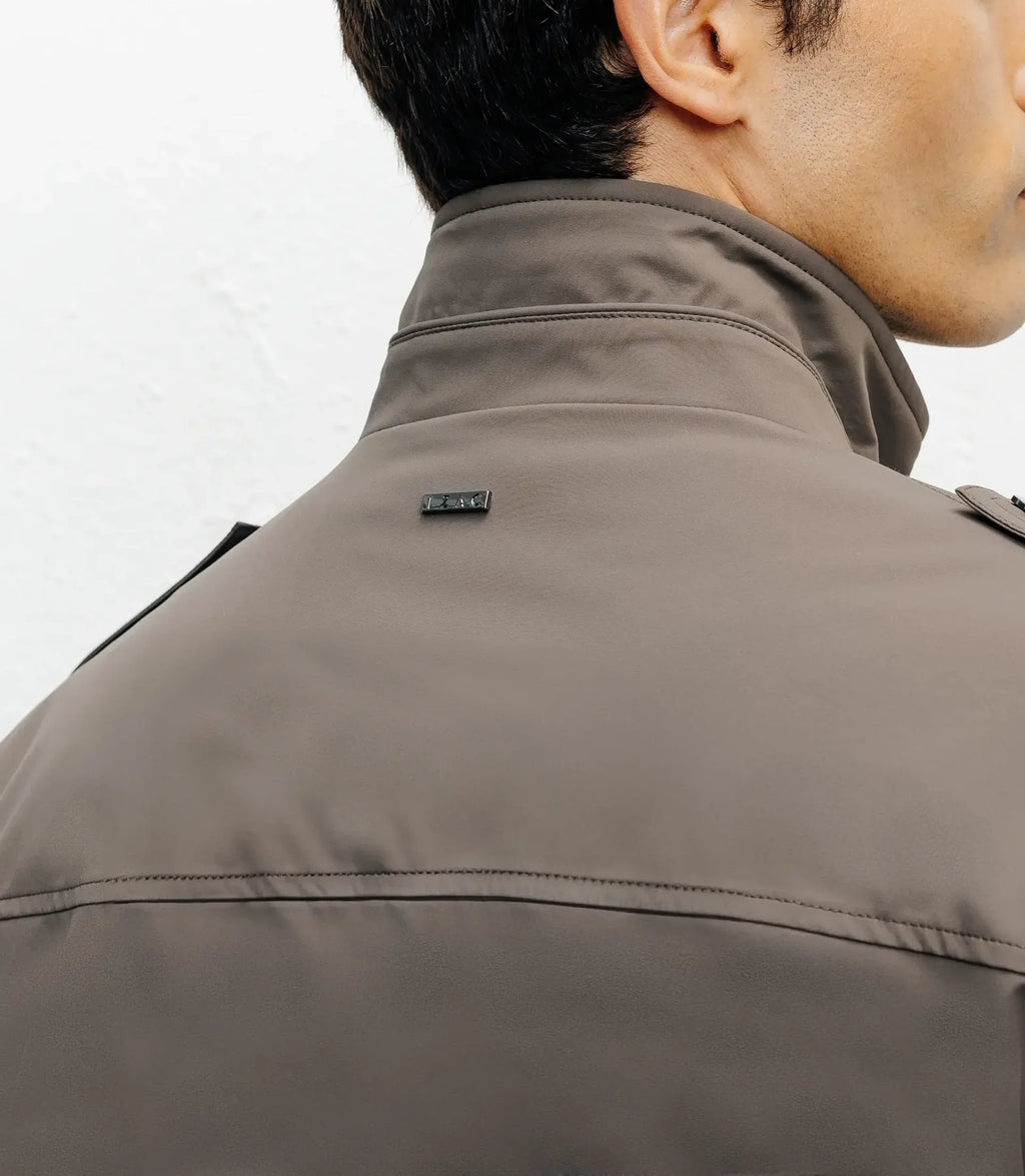 Parka 4 poches taupe - IZAC