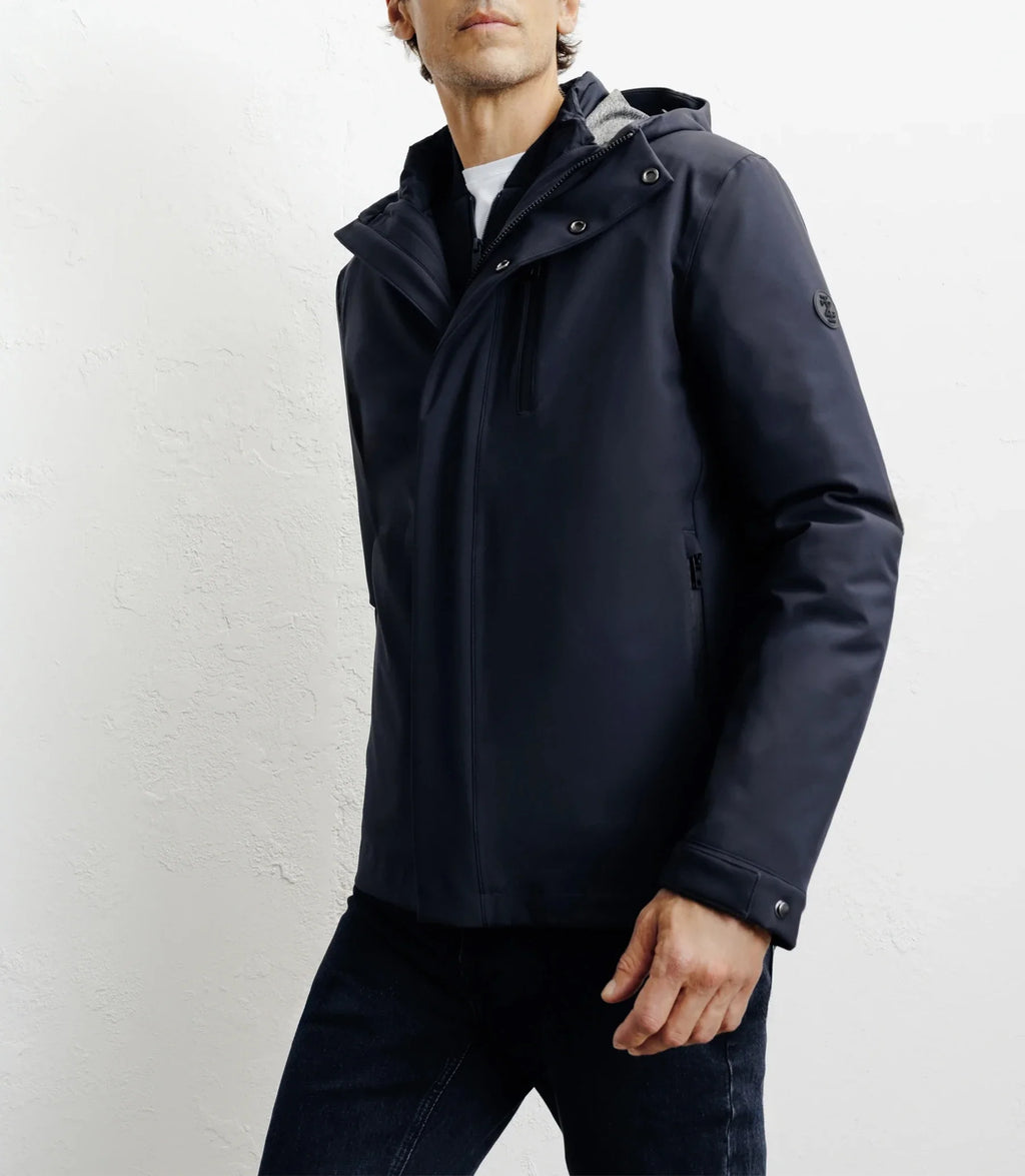 Parka courte 3 en 1 marine - IZAC