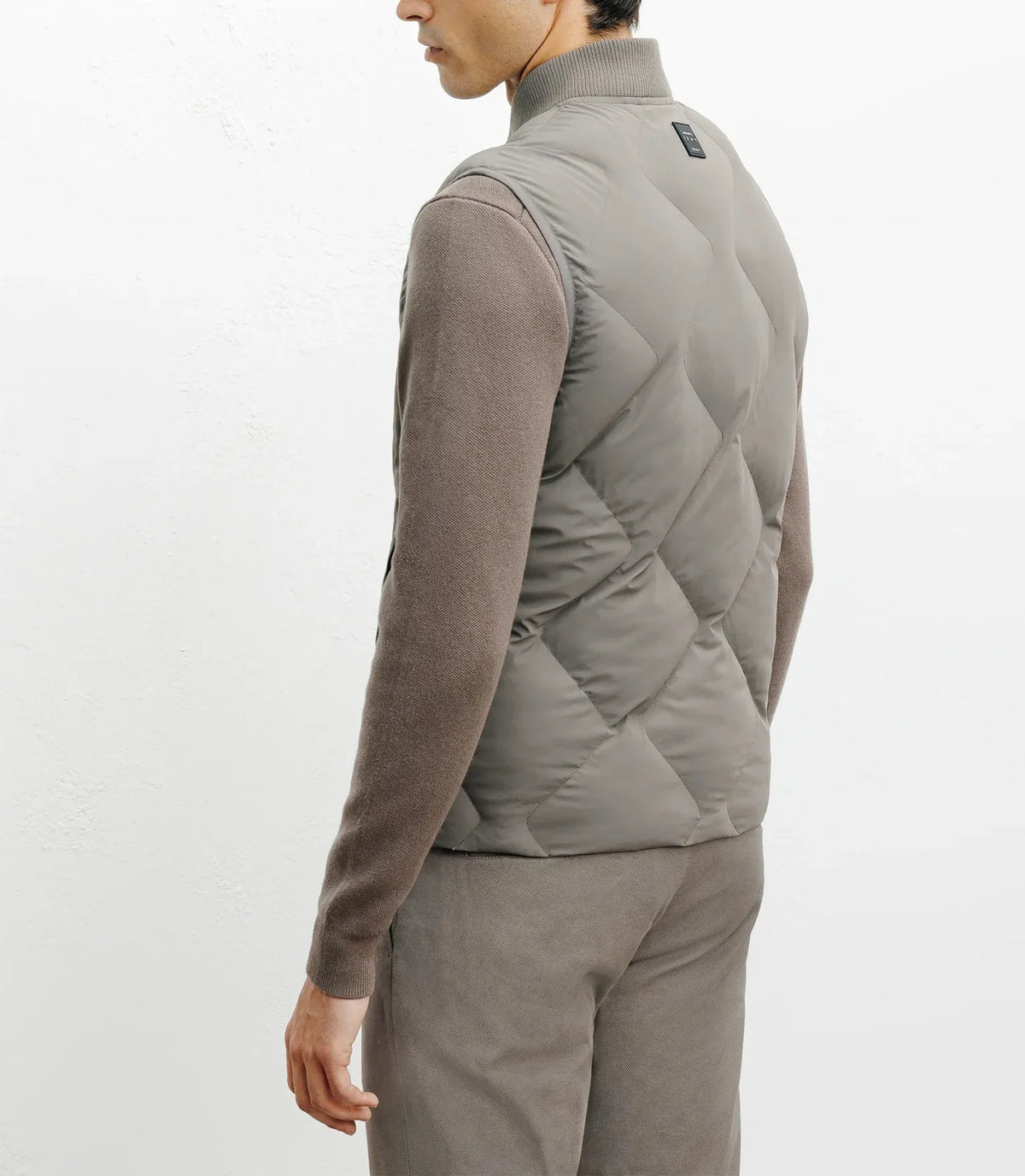 Doudoune sans manches taupe - IZAC
