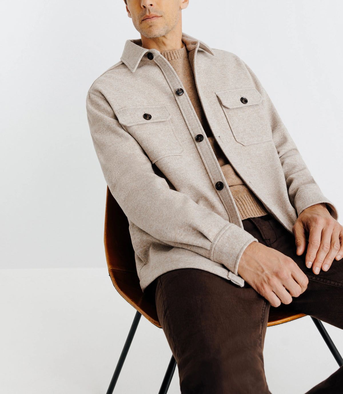 Veste avec poches beige - IZAC