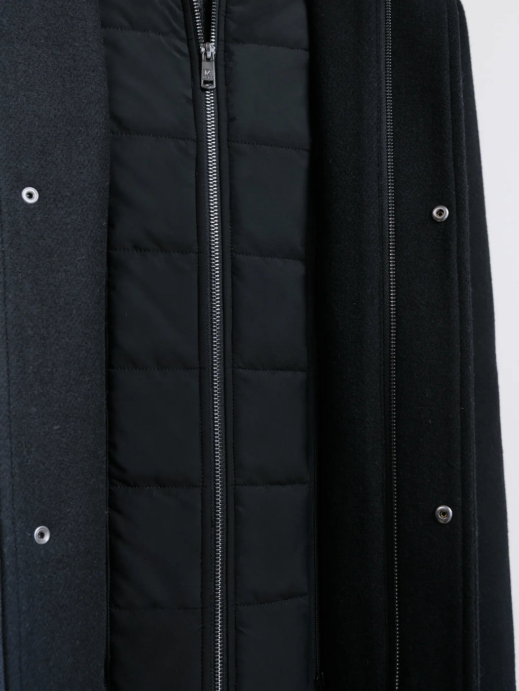 Manteau col montant noir - IZAC