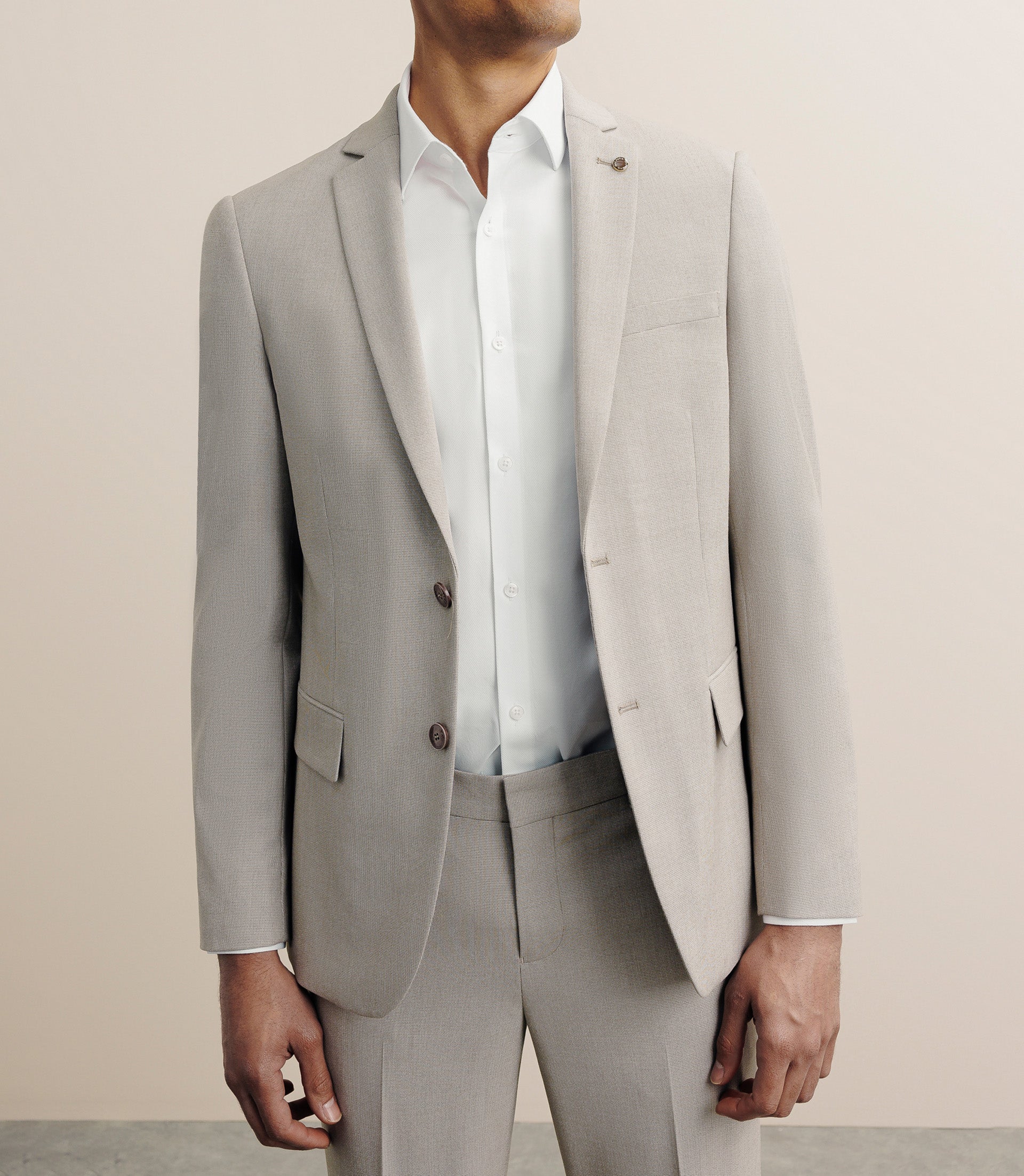 Costume avec poches beige - IZAC